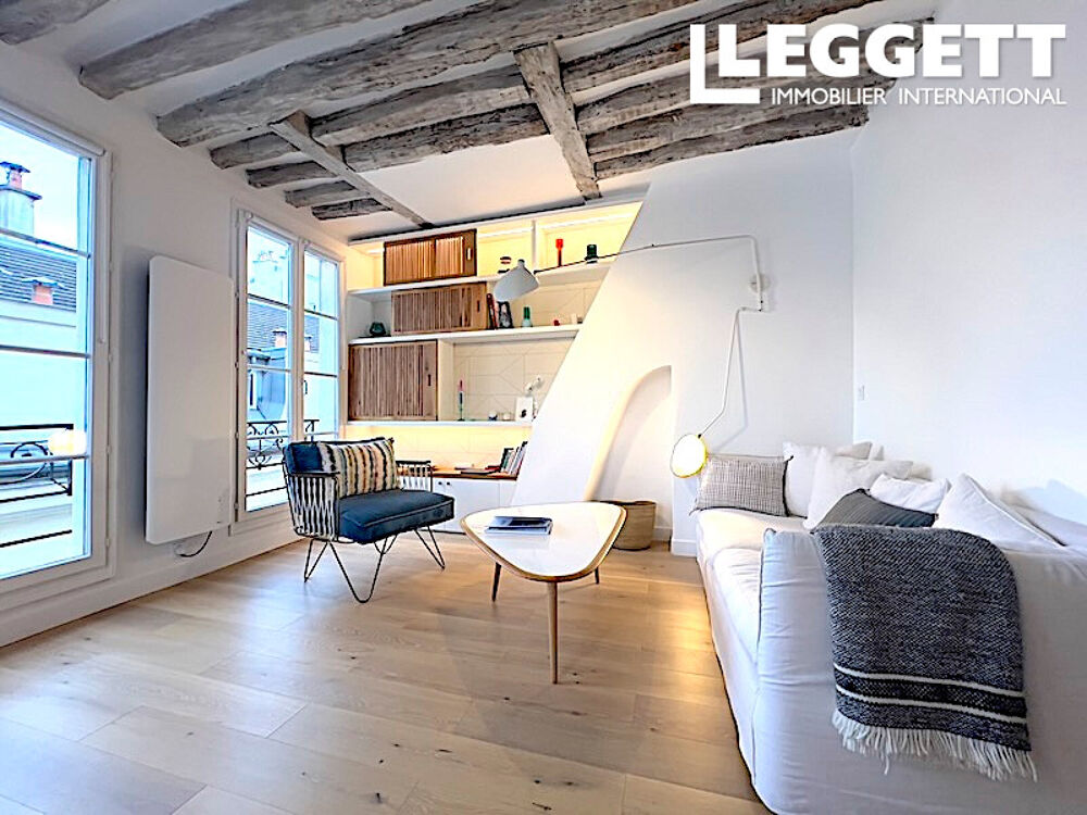 Vente Appartement Sur les quais de Seine, belles vues de cet appart de 2P offrant 36m2 seul au 4e étage d'un immeuble historique Paris 4
