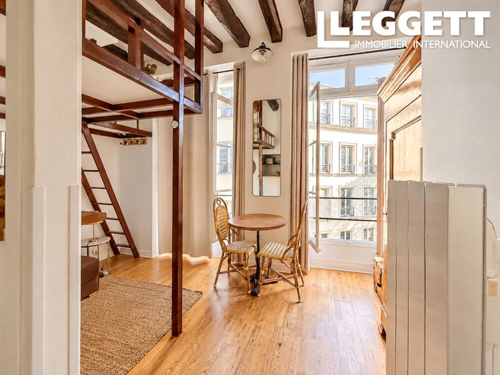 Studio rénové avec mezzanine, à deux pas de Notre-Dame