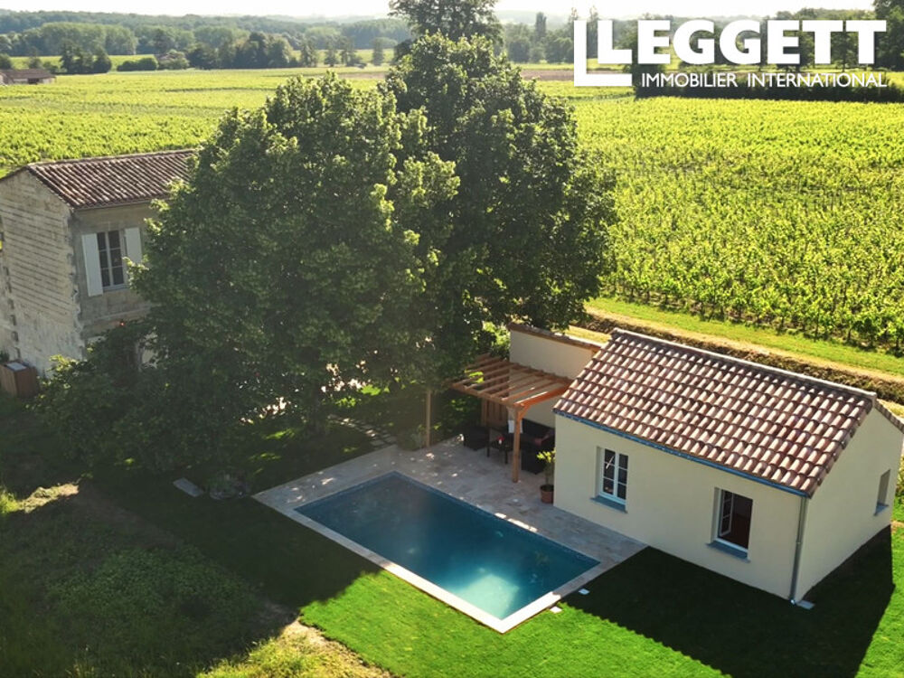 Élégante Propriété en Pierre Rénovée avec Piscine Chauffée et Maison d?Amis, aux Portes de Saint-Émilion