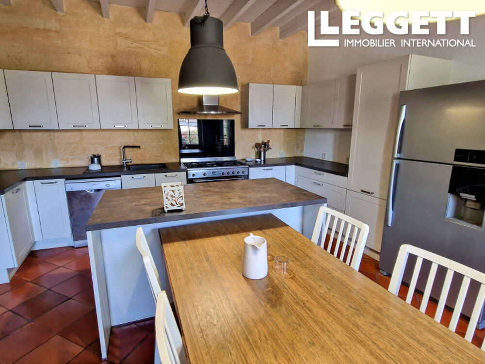 Vente Maison Demeure de caractère en pierre avec gîte indépendant près de Saint-Émilion Petit-palais-et-cornemps