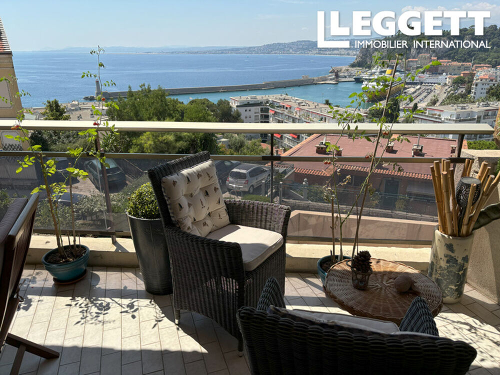 Vente Appartement Appartement 2-3 pièces, 70m² avec balcon et jardin de 70m², vue mer 1ère étage surélevé + boxe 18m² et cave. Nice