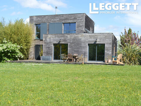   A 1h de BORDEAUX, dans village recherch�, maison d'architecte �cologique en bois  dans un parc arbor�. Maison - 5 pi�ce(s) - 130 m�