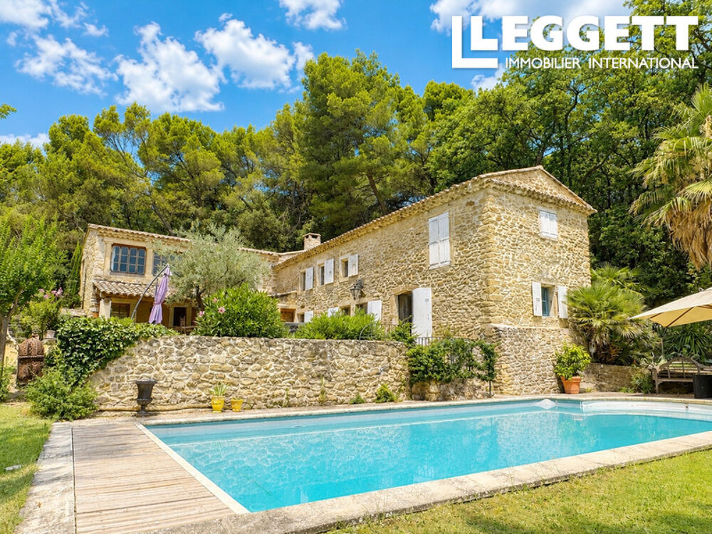 Vente Maison Enclave des Papes, Mas en pierre avec piscine, jardin arboré et cadre provençal d?exception au calme absolu Grillon
