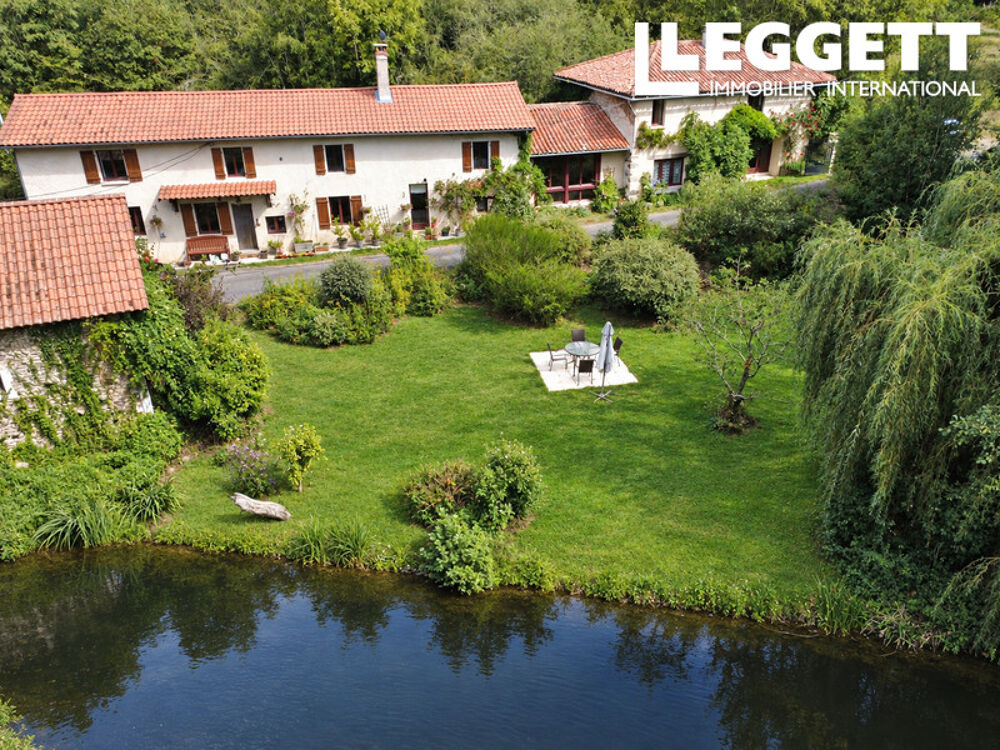 Vente Maison Maison en Pierre au Bord de la Rivière avec Gîte Indépendant & Ancien Moulin ? Rentabilité Locative ? Campagne Saint-maurice-des-lions