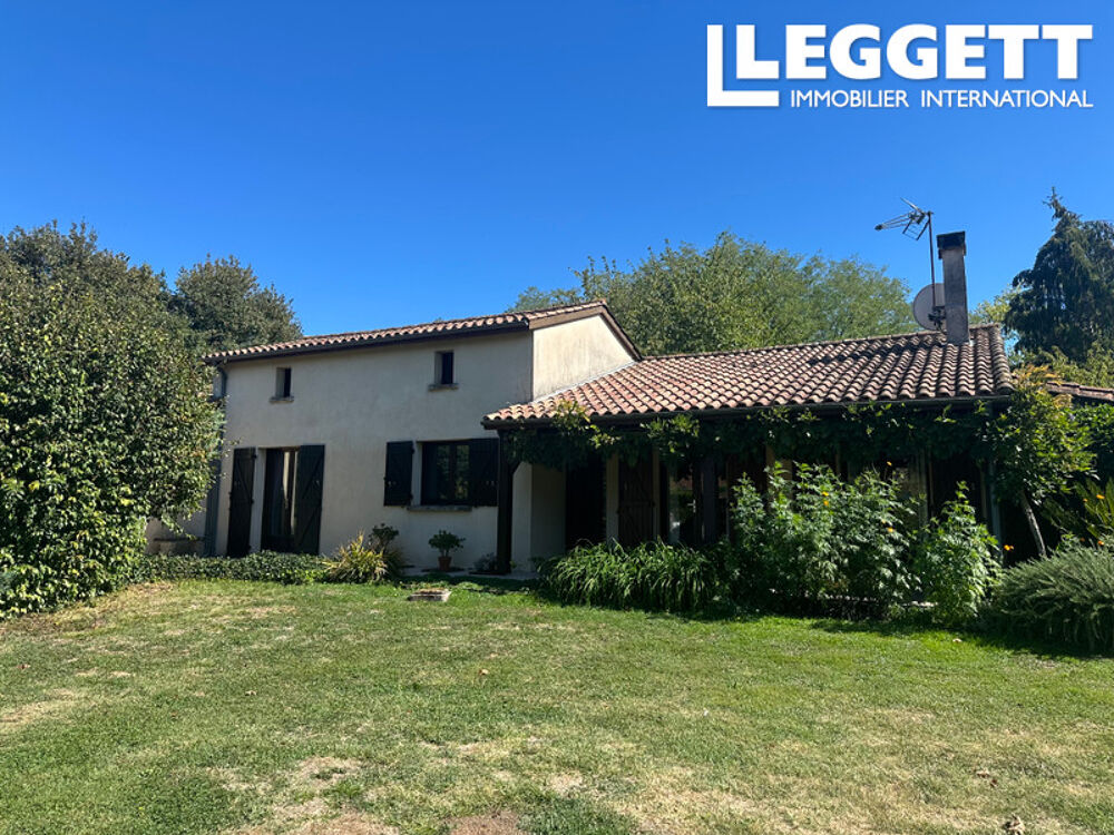 Vente Maison Villa bord du Lot avec 4 chambres, piscine et beau jardin. LÉdat