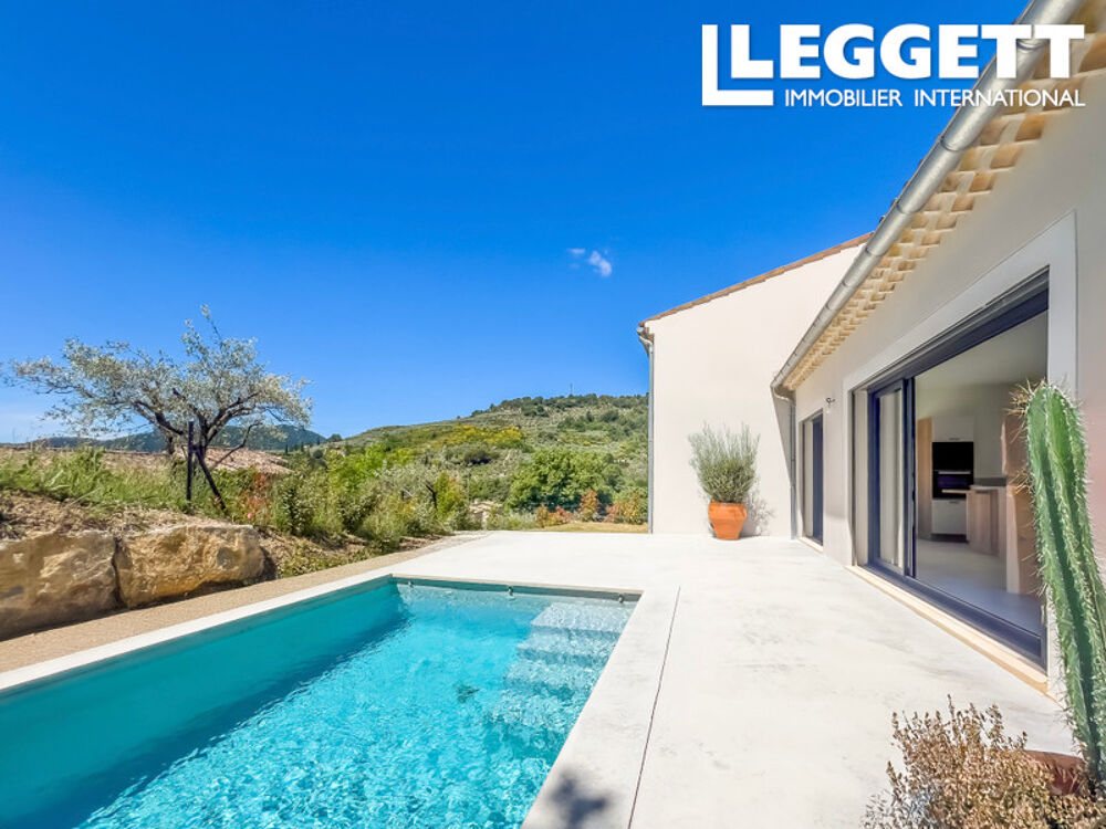 Vente Maison Villa neuve avec terrain de 857 m2, 4 pièces, 3 chambres, jardin, piscine et garage. Buis-les-baronnies
