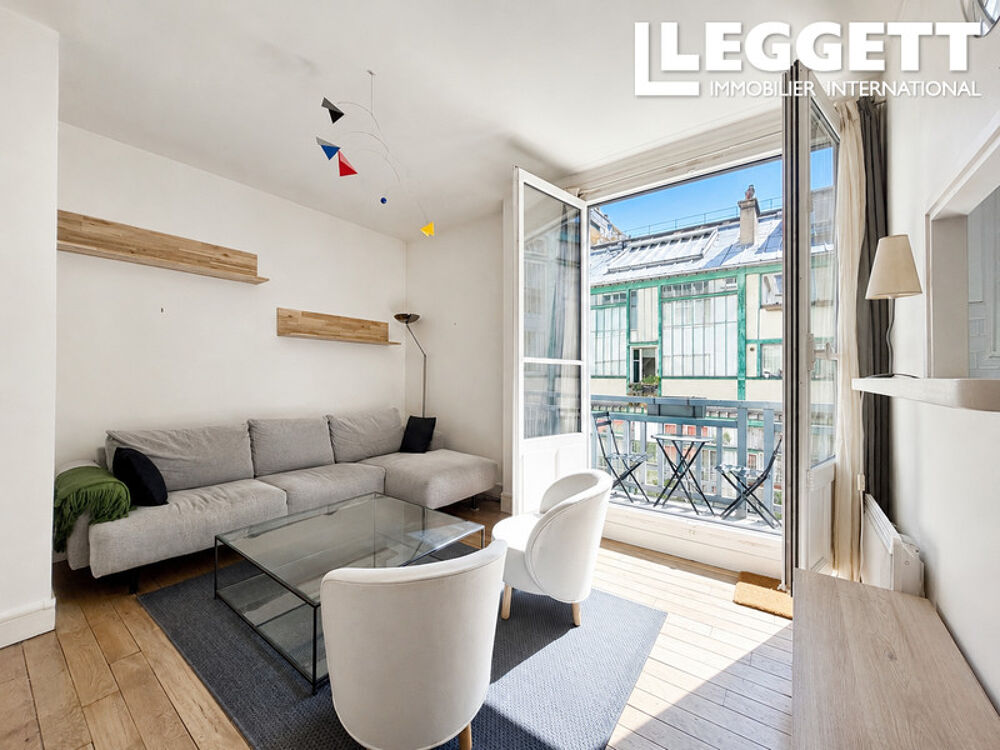 Vente Appartement PARIS XVI ? SABLONS ? Élégant 40m² avec balcon de 3m2, dernier étage, calme absolu et belle luminosité Paris 16