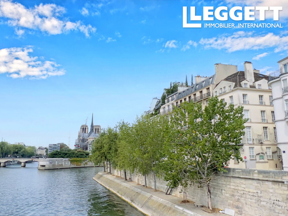 Vente Appartement Paris 4, Ile St-Louis, adresse patrimoniale à 2 pas de la Seine, 19m2 au 2e d'un bel immeuble calme de 1800 Paris 4