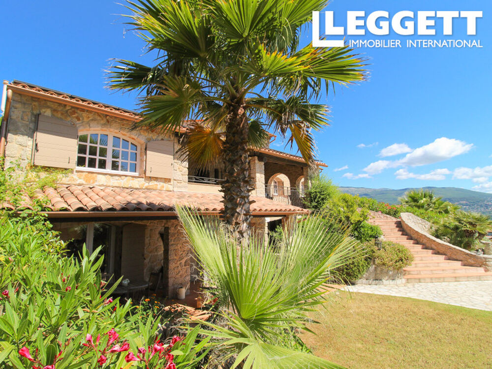 Vente Maison Magnifique villa familiale de 6 chambres, belle piscine et pool house, vues panoramiques à couper le souffle Peymeinade