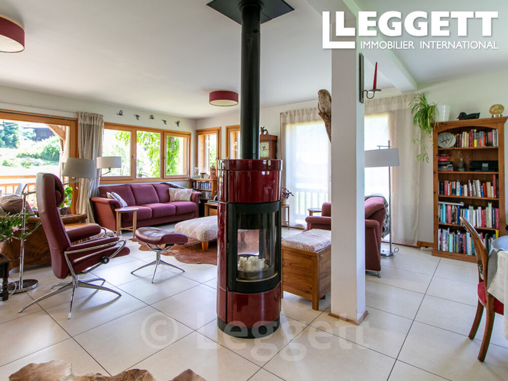 Superbe chalet moderne de 3 chambres avec un appartement de 2 chambres, dans un cadre montagneux à couper le s