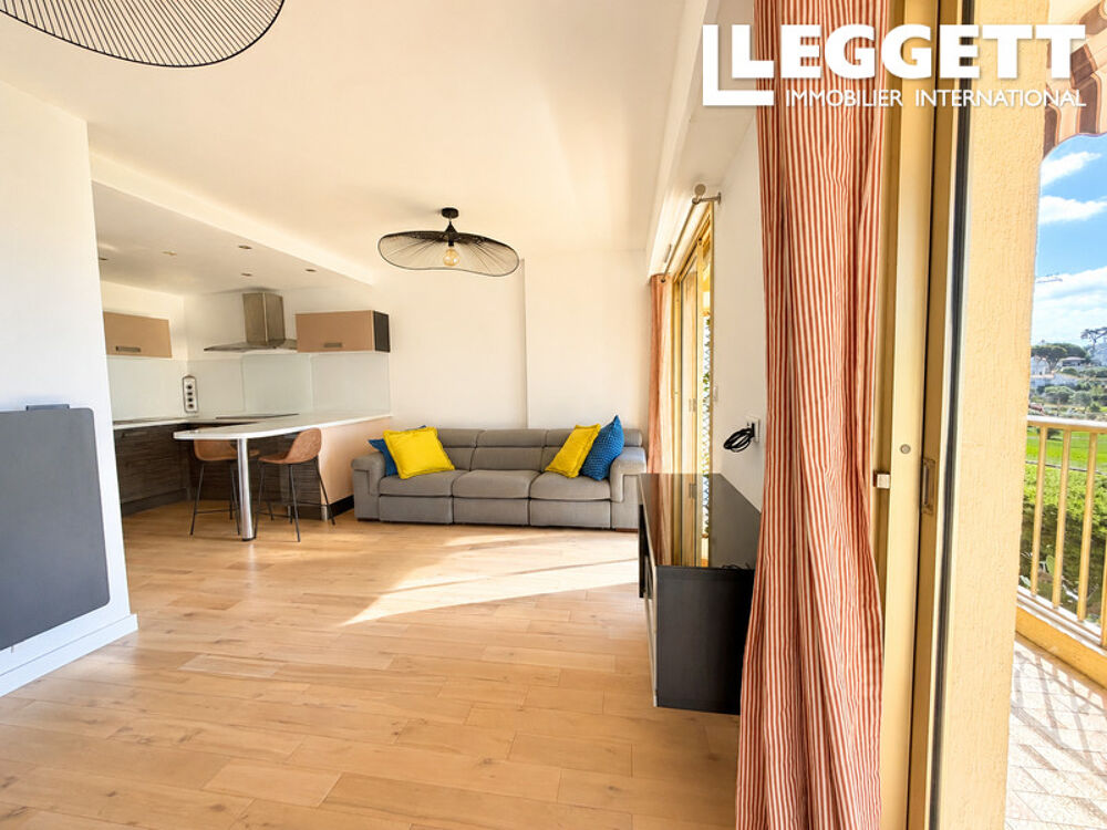 Vente Appartement Antibes ? 2/3 pièces rénové de 47 m² | Vue mer | Terrasse | Piscine | Parking privé | Calme absolu Antibes