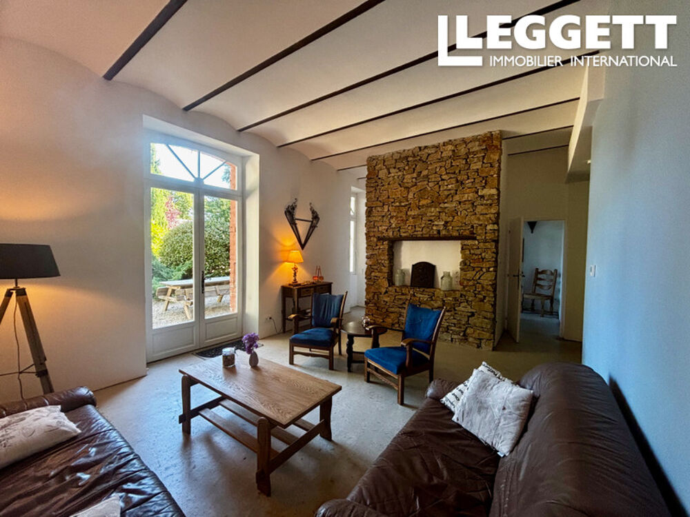 Vente Maison Molières-sur-Cèze - GARD -  Maison en pierre bien rénovée - beaucoup de lumière, caractère et espace extérieur MoliÈres-sur-cÈze