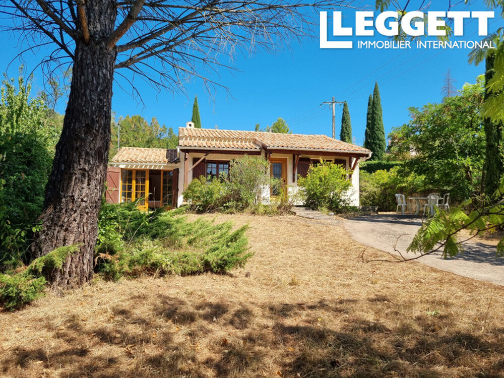 Vente Maison Petite villa de plain-pied facile à vivre avec 2 chambres, grand jardin et piscine. Jolie vue Le pradal