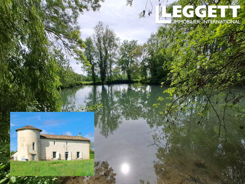   Propri�t� exceptionnelle : logis avec tour, en bord de rivi�re, avec �tang et �le priv�e ! Maison - 6 pi�ce(s) - 160 m�