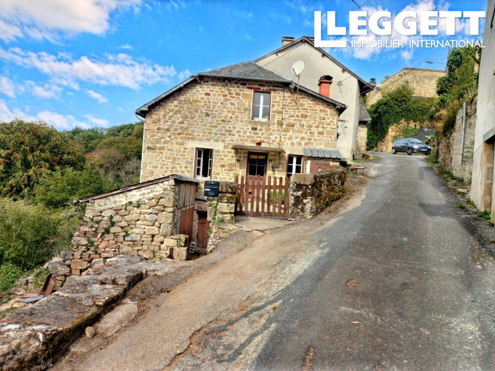 Maison de village, salon, salle à manger, cuisine, 1 chambre et salle d'eau, cave, atelier, terrasse et jardin