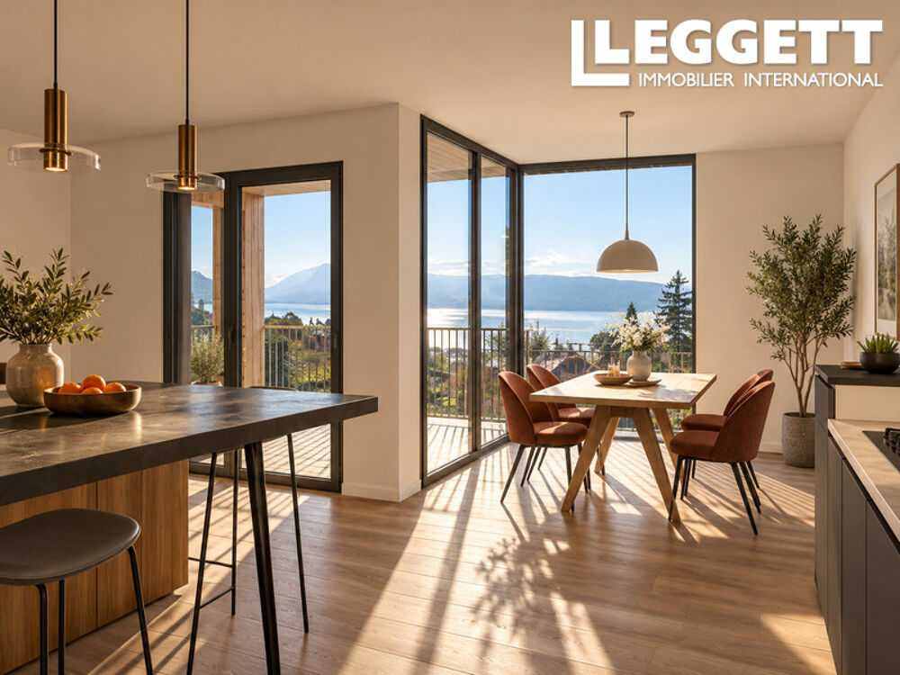 Vente Appartement Appartement neuf T2 lumineux avec vue lac et jardin à Veyrier, emplacement recherché proche Annecy et Genève Veyrier-du-lac