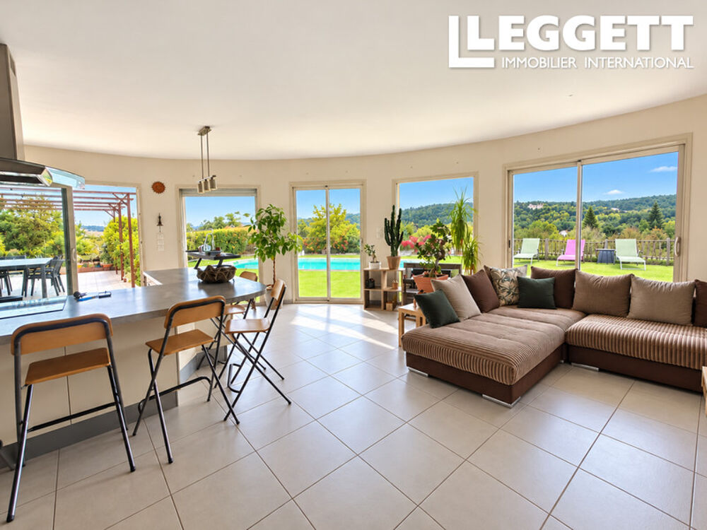 Vente Maison Maison contemporaine avec vue panoramique, 5 chambres, piscine et 4 500 m² de terrain Grignols