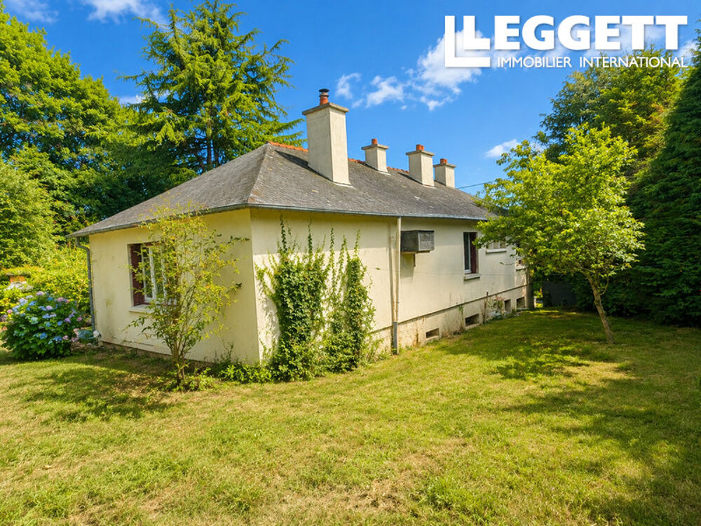 Charmante maison de 3 chambres avec grand jardin et mobil-home, à seulement 5 minutes du lac de Guerlédan
