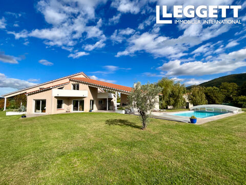   Villa contemporaine plein sud avec vue sur les montagnes avec 8000m2 de terrain, Garage, piscine e Maison - 6 pice(s) - 275 m