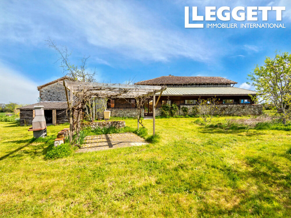 Vente Maison Charmante Bergerie Landaise avec piscine interieur à la campagne Lot et Garonnais Romestaing