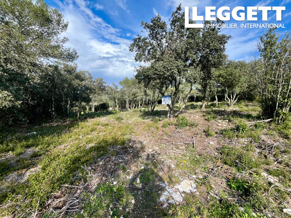 Vente Terrain Beau terrain de loisirs (7617 m²) arboré avec vue vers Uzès. Sanilhac-sagriÈs