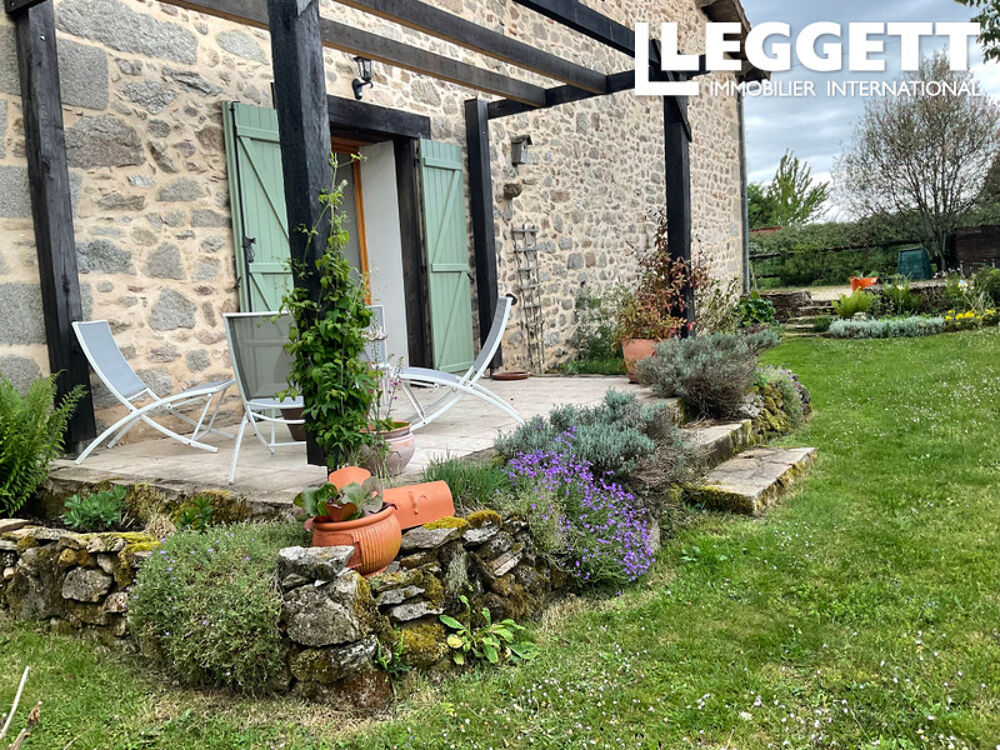 Charmante maison en pierre 3 chambres avec jardin, garage et poêle à bois proche Dordogne/Haute-Vienne