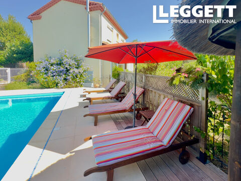   Belle villa de 3 chambres avec jardin, piscine et G�te dans un village pris� du Minervois<br /> Maison - 6 pi�ce(s) - 145 m�