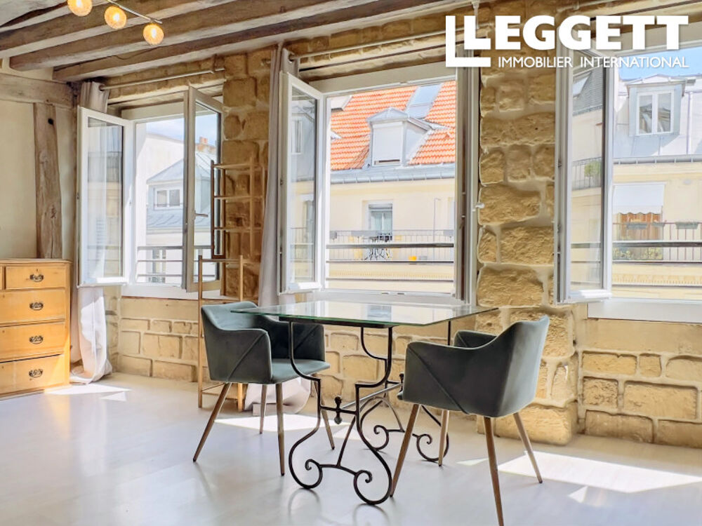 Vente Appartement PARIS 2, Bonne Nouvelle, apart lumineux 1 ou 2P (T1), 50m2, 5e asc, vue plein ciel et toits, 5,44% en locatif Paris 2