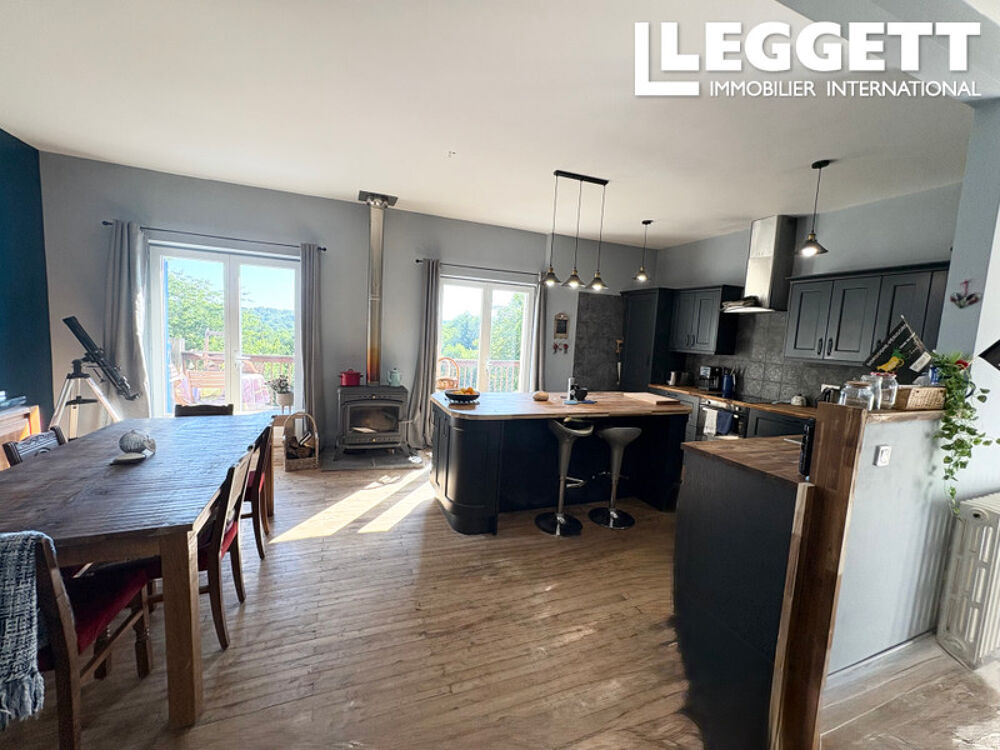 Vente Maison Maison élégante et moderne de 3/4 chambres, belles vues, 2 terrasses et piscine. Abjat-sur-bandiat