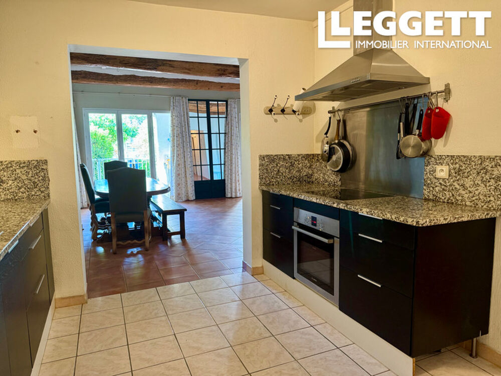 Vente Appartement <br />SOUS OFFRE<br />Appartement  au rez-de-chaussée, au bord du Canal . 3 chambres, garage, petit jardin Homps