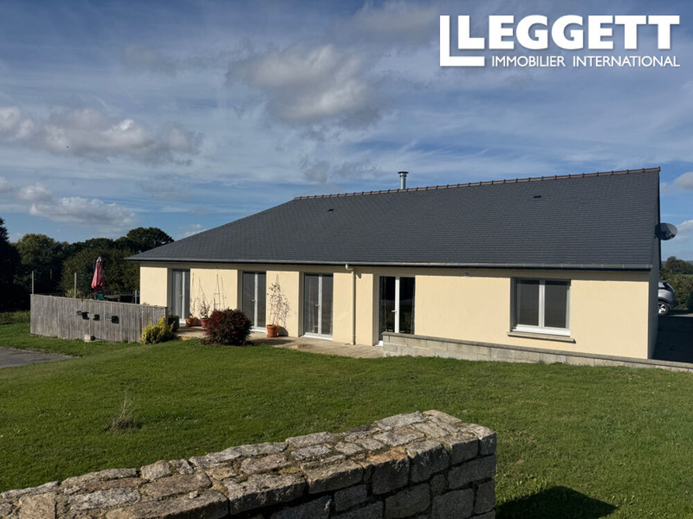 Vente Maison Maison de plain-pied de deux chambres, réalisée en autoconstruction, située dans un lotissement calme. Plussulien