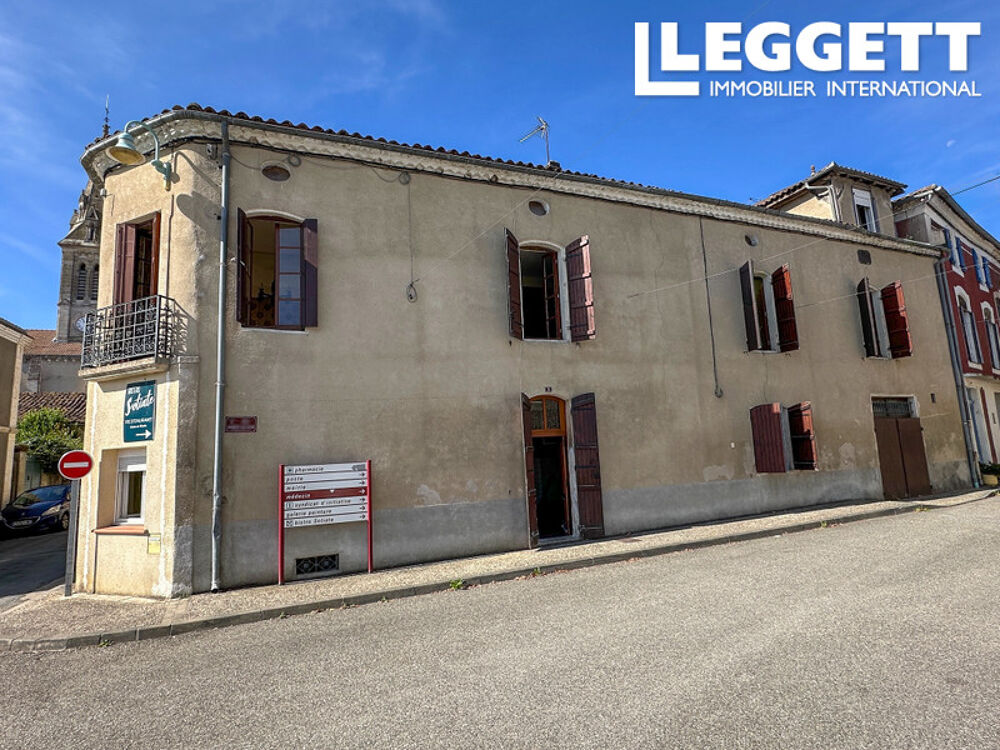 Vente Maison Ancienne boulangerie de 180 m² à rénover au c?ur de Sos, avec 4 chambres, balcon, cave et grenier Sos
