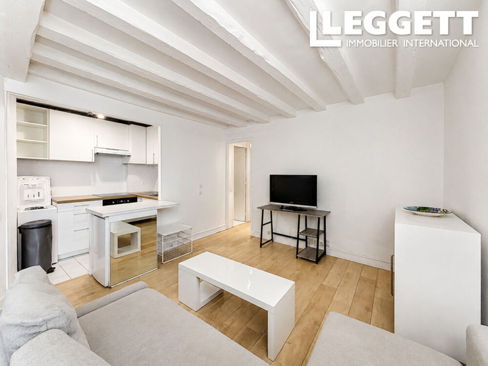 Vente Appartement Paris 5e ? Appartement 2 pièces de caractère au calme sur cour Paris 5