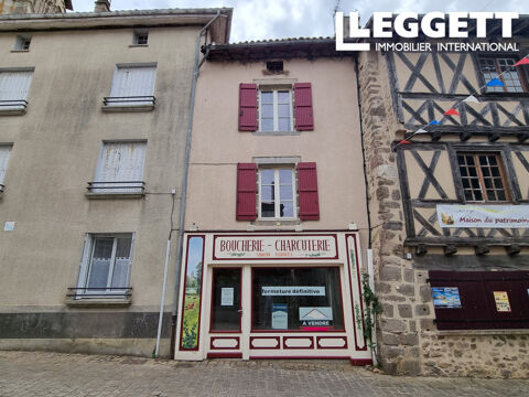 Fantastique opportunit&eacute; de cr&eacute;er une maison unique au centre d'un charmant village 59600 16420 Lesterps
