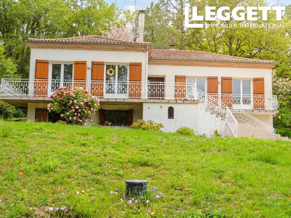 Vente Maison Aux portes du Lot, maison traditionnelle divisée en deux appartements sur plus de 5600 m² de terrain arboré Bourlens