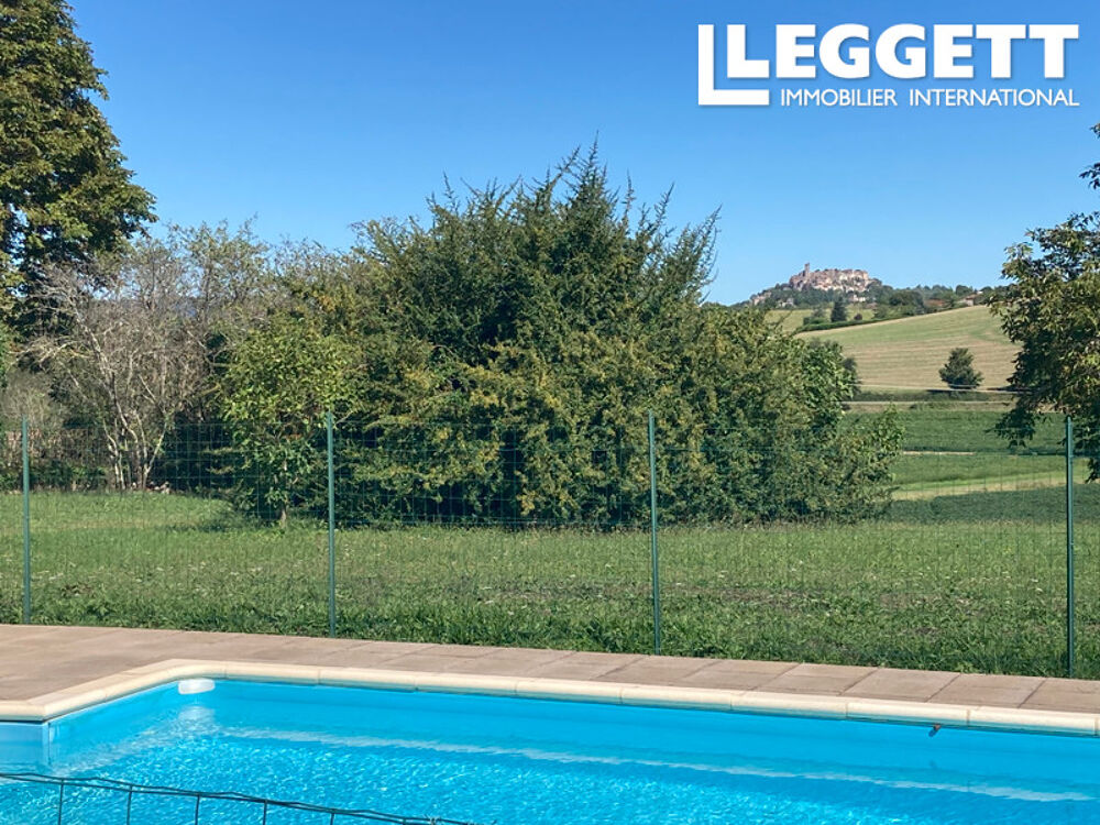 Vente Maison Très belle maison familiale avec vue époustouflante, piscine et chambres d?hôtes, à 5 min de Cordes-sur-Ciel Vindrac-alayrac