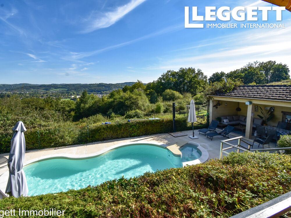 Vente Maison Maison contemporaine indépendante de 4 chambres avec piscine, terrasse et vue  (Limitrophe Corrèze/Dordogne) Cublac
