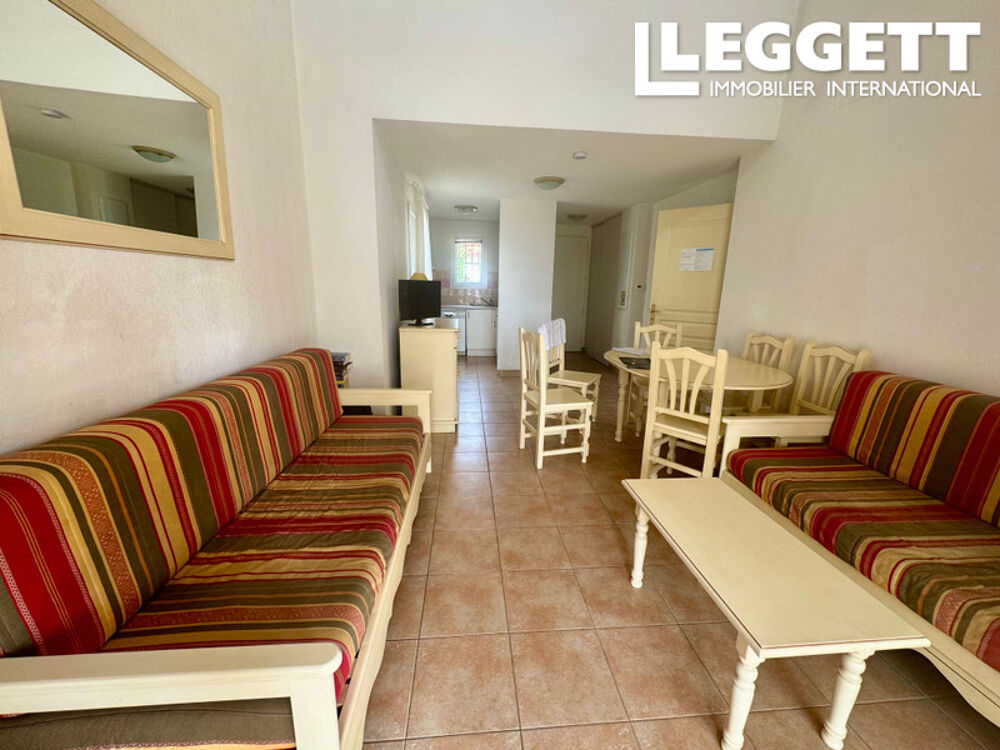 Vente Maison Logement compact, de plain-pied, comprenant 2 chambres, situé dans un complexe de vacances, sécurisé Homps