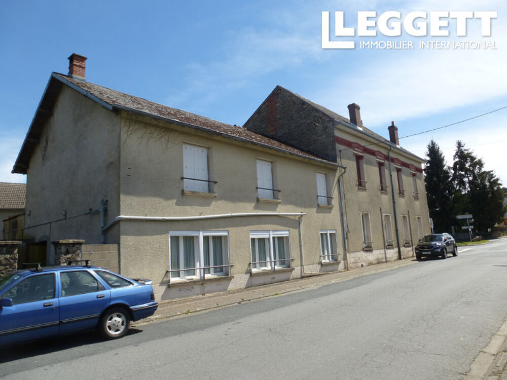 Vente Maison Ancien hôtel et restaurant avec logement de propriétaire et jardin. Dun-le-palestel