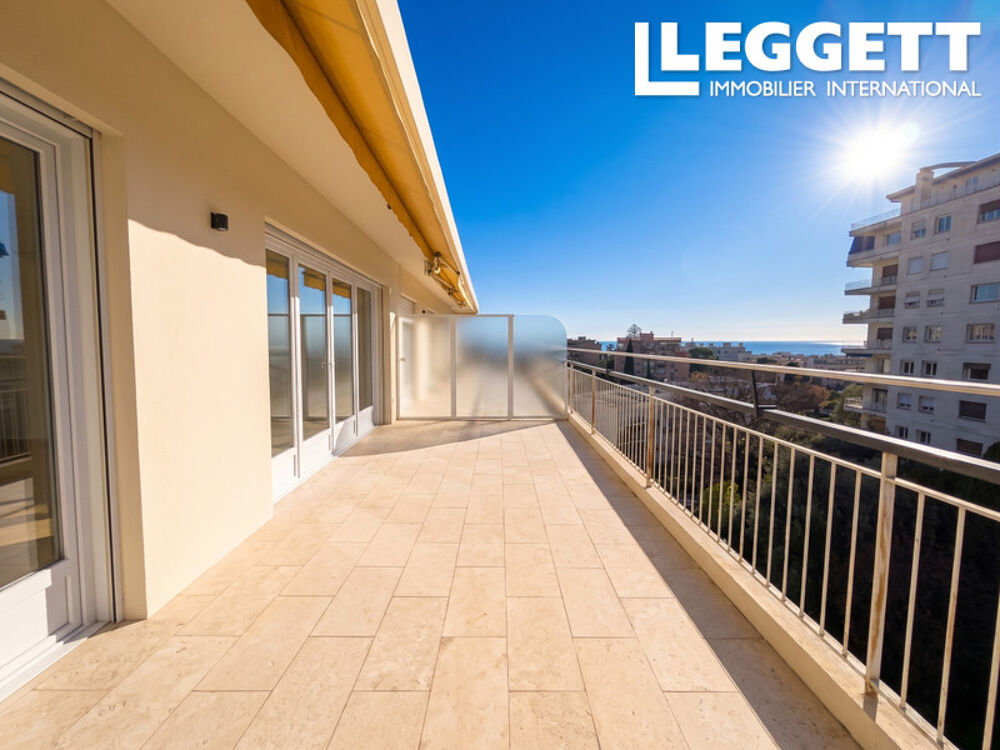 Vente Appartement Penthouse 3P Rénové avec Terrasse 47 m2 | Piscine & Vue Mer | Fac de Lettres - Fabron  | Stationnement privé Nice