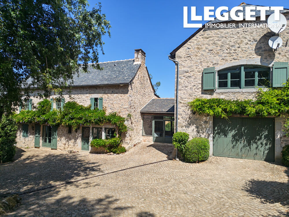 Vente Maison Hameau privé d?exception avec trois maisons, lac, piscine et tennis en Aveyron Lescure-jaoul