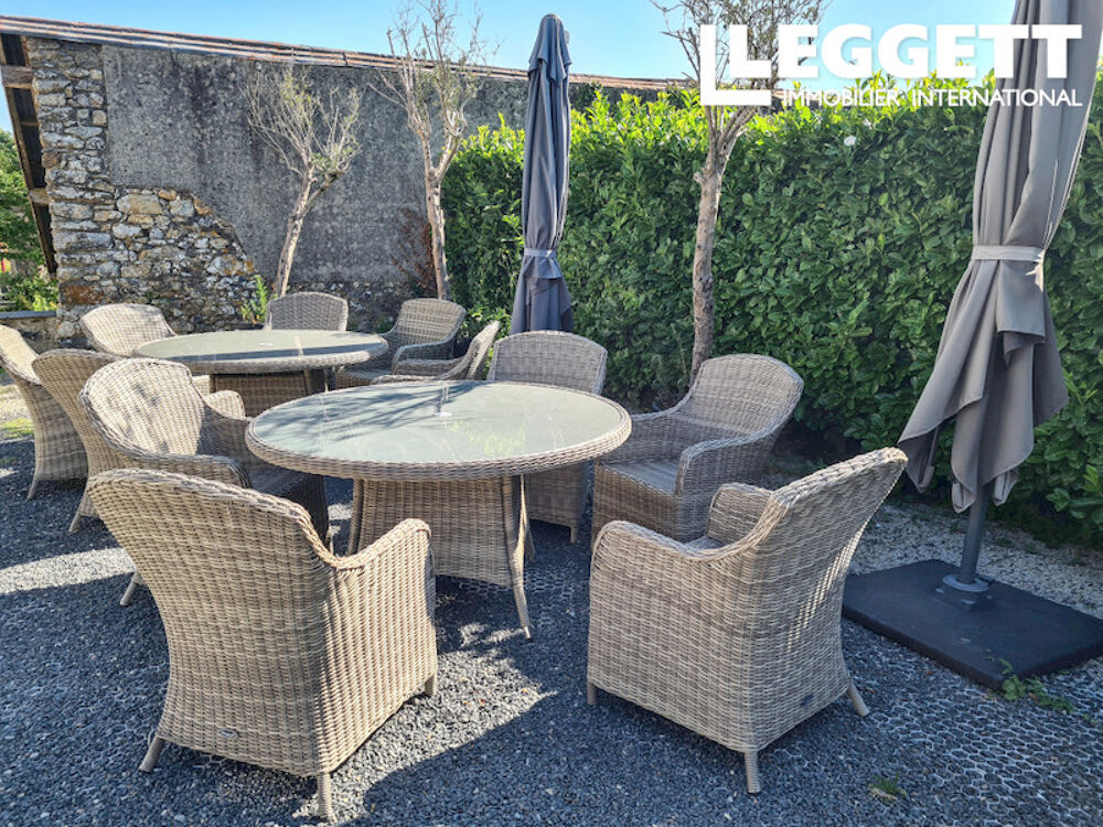 Propriété de caractère avec gîte, jardin, jacuzzi et excellent potentiel locatif