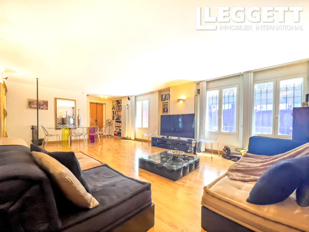 Vente Appartement PARIS 17e - Rue des Dames, appart/loft rénové et spacieux de 96m2, résidentiel ou libéral, bel immeuble du 19e Paris 17