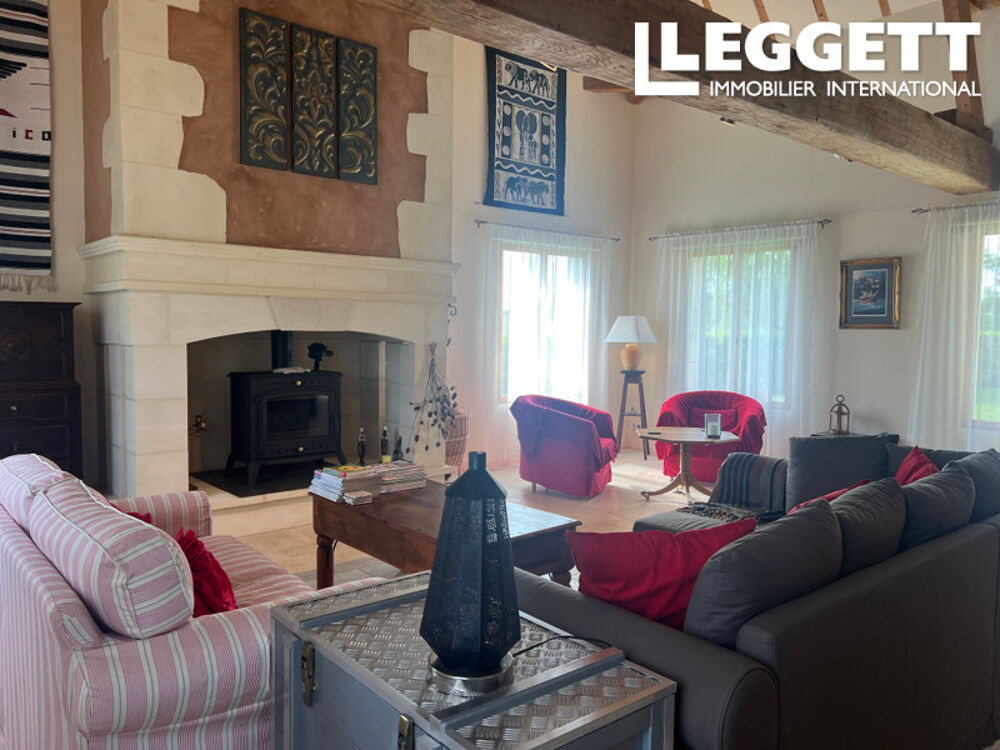 Vente Maison Belle maison familiale/de vacances avec 3 salles de bains doubles dans un endroit fabuleux ! Montazeau