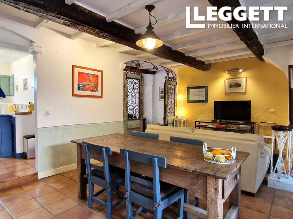 Vente Maison Charmante maison de village en pierre T4, 2 sdb, pleine de caractère, avec un jardin intérieur et 2 terrasses. Azille