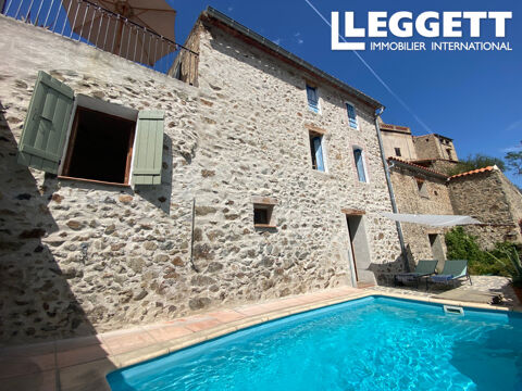   Une perle rare ! Maison de village en pierre avec une superbe piscine, des terrasses et dépendance attenante Maison - 3 pièce(s) - 82 m²