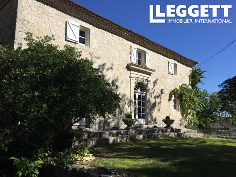 Dominante maison de maître en pierre avec maison d'amis, studio et piscine. 699000 Sainte-Colombe-de-Villeneuve (47300)