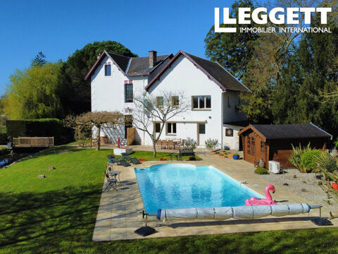   Magnifique maison individuelle avec piscine, sauna, jardin au bord de la rivi�re et potentiel chambres d?h�tes Maison - 7 pi�ce(s) - 192 m�