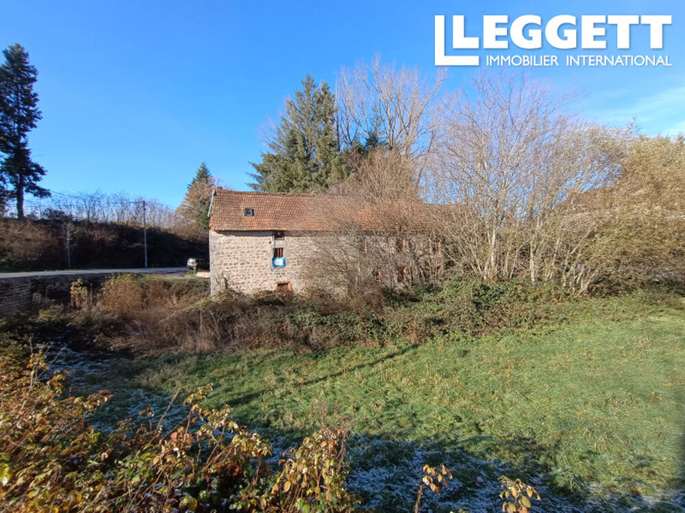 Belle propriété à rénover en bord de rivière, avec un grand jardin, située à la périphérie d'une jolie ville