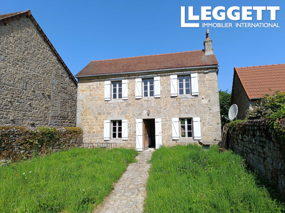 Vente Maison Charmante maison en pierre de 2 chambres avec grand jardin (742 m2) situé dans un joli village calme Auzances